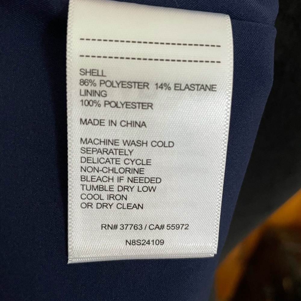 Navy Blue Shift Dress - Picture 8 of 8